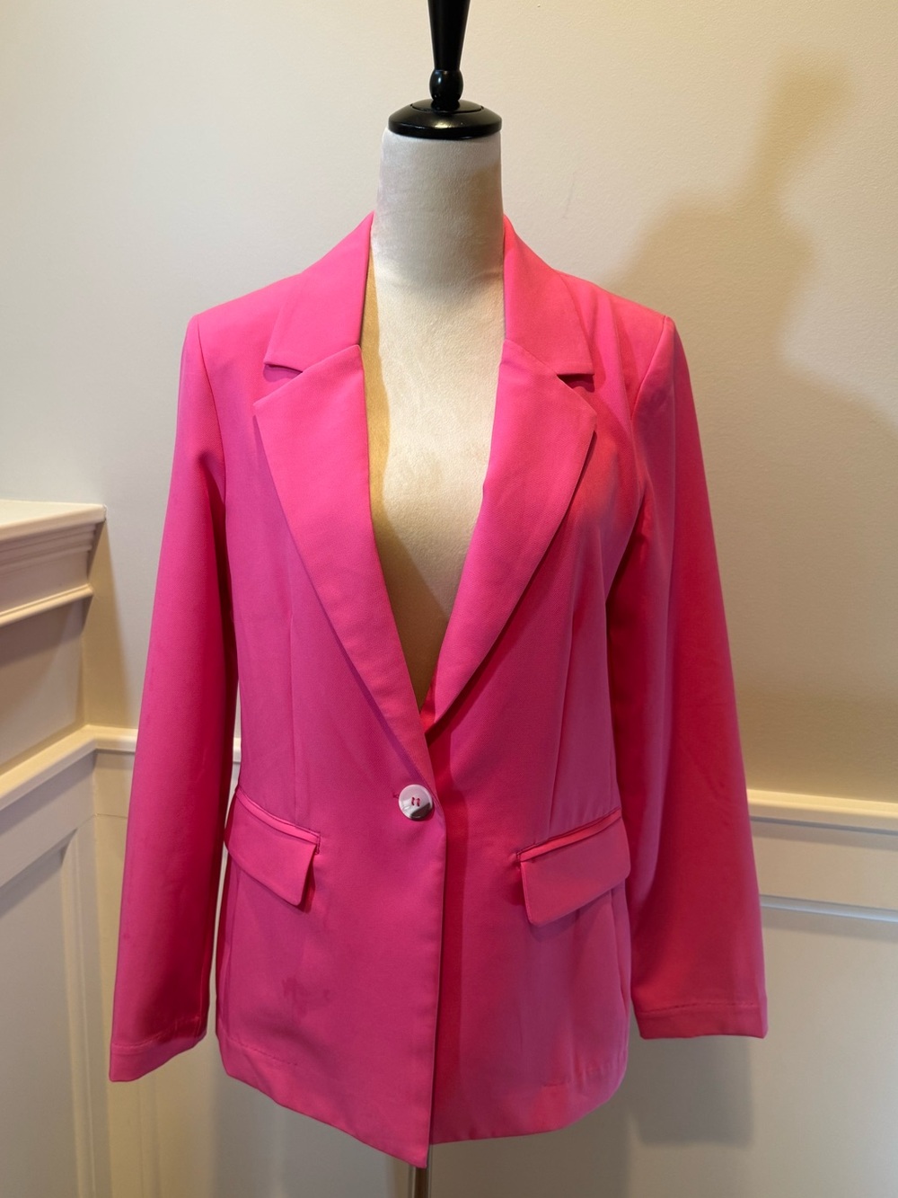 Sanctuary Hot Pink Single-Button Blazer